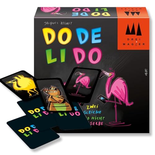 WUSJCOF DO DE Jogo de cartas familiar LI DO, jogo infantil perfeito, ideal para crianças, viagens ou adultos, adequado para 2-6 jogadores, a partir dos 7 anos