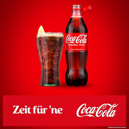 Coca-Cola Classic - pure Erfrischung mit unverwechselbarem Coke-Geschmack in stylischem Kultdesign - Einweg Flasche (12 x 500 ml) 6