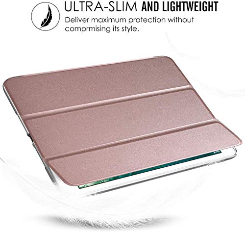 Image of DuraSafe Cases for iPad 7th 8th 9th Gen 2019 /2020 / 2021-10.2 Inch [iPad 9 8 7 ] A2602 A2270 A2197 MW762HN /A MW742HN /A MYLC2HN /A MYL92HN /A MK2L3HN /A Adjustable Stand Feature Case - Rose Gold