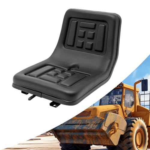Asiento universal para carretilla elevadora, ajuste flexible, diseño cómodo para tractores, cosechadoras, cortacésped, excavadoras, soporta hasta 100 kg, 44,5 x 35,5 x 33,5 cm