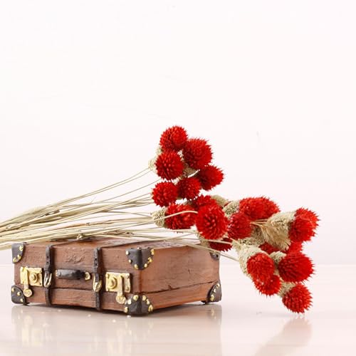 2 bouquets de fruta de fresa hechos a mano para decoración miniatura 1