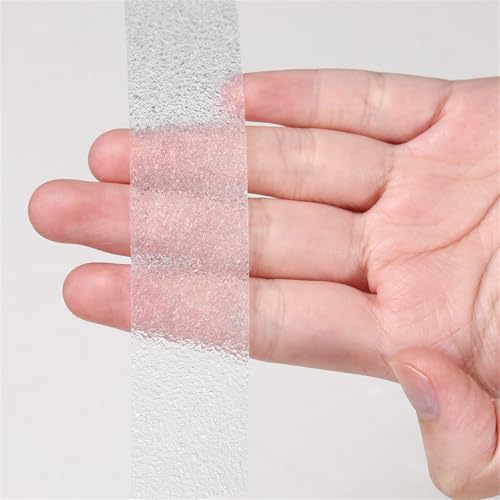 Image of Grip Tape for Stairs 1 inch X 30' Adhesive Grip Tapes High Traction Grip Tape Non Slip Stair Treads for Indoor Outdoor, Transparent