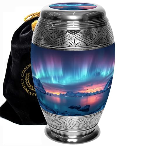 Image of Northern Aurora Cremation Urns for Human Ashes Adult Female Urns for Ashes