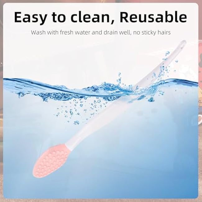 6 PCS Cat Acne Chin Treatment Brush Set, Multiple Colors Silicone Cat Grooming Brush Black Seed Exfoliating Brush, Double-Sided Scraper for Pet Chin Acne and Cleaning-P3h3VT3l