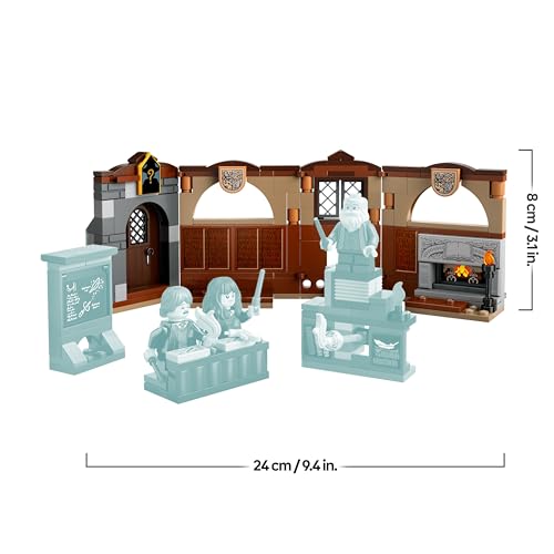 Harry Potter Castello di Hogwarts: Lezione di Incantesimi con 3 Minifigure da Collezione tra cui Hermione Granger e Ron Weasley con Funzione di levitazione, Giochi per Bambini e Bambini da 8 Anni - Lego - Immagine 8