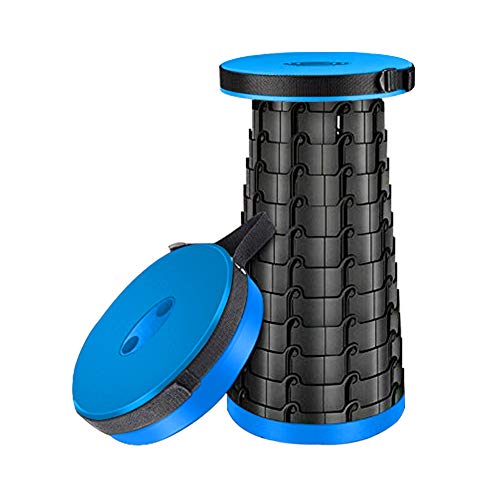 Retractable Folding Stool for Camping Travel Small Portable Lightweight Collapsable Foldable Seat Chair