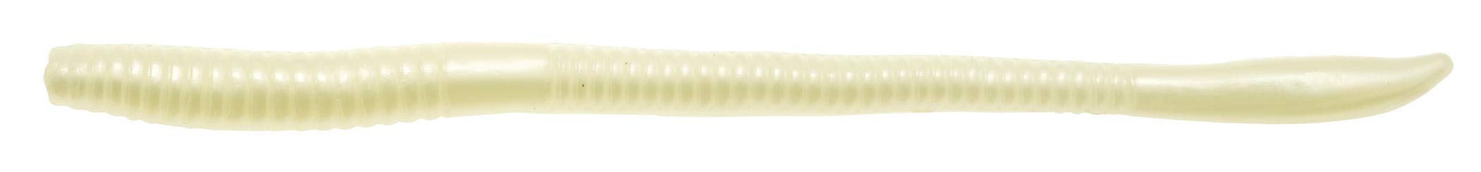 Z-MAN Floating Worm, 7", White Pearl