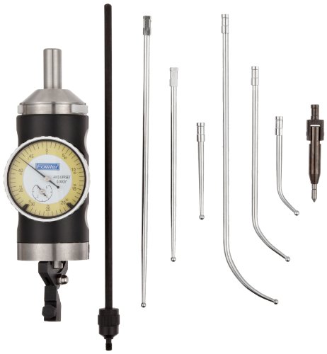 Fowler 52-710-025-0 COAX-2D Coaxial Indicator Set with .0005 Reading Dial Indicator