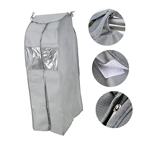 GLEAVI Hanging Garment Bag for Clothing Storage Protects Your Clothes from Dust and Pet Hair Zipper and Folding Design4
