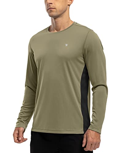 Gopune Men's Swim Shirts Rash Guard Long Sleeve UPF 50+ Sun Protection Quick Dry Outdoor Hiking Fishing Shirts4