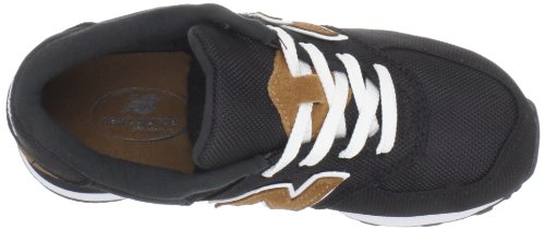 Image of New Balance Kid's 574 V1 Lace-Up Sneaker, Black /Brown, 11.5 M US Little Kid (4-8 Years)