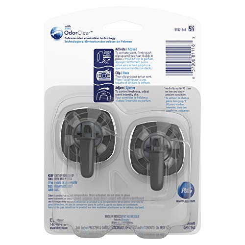 Febreze Car Air Fresheners, Hawaiian Aloha, Odor Fighter For Strong Odors Car Vent Clips (16 Count) #TOP1