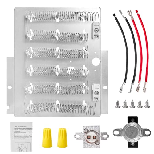 FILTERUP 503978 61927 Dryer Heating Element Kit Compatible with Speed Queen Crosley Amana Maytag Replaces #964p3 61195 503404 2304695 56047 56179 1914 AP4072871 PS2061575
