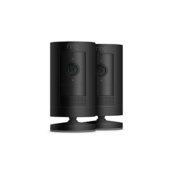 Amazon.co.jp: 【カメラ2つセット】Ring Stick Up Cam Battery