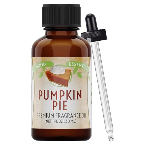 Image of Good Essential Professional Pumpkin Pie Fragrance Oil (1 fl oz / 30ml) for Halloween Candles, Diffusers, Soaps, Lotions, Perfume, Home Scents