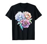 Floral Bouquet Peony Bloom Spring Colors