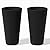 Veradek Demi Series Tall Planter for Porch, Patio, Backyard | Durable Plastic-Concrete Material | Modern Décor for Tall Plants, Grasses