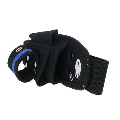 Utoolmart Professional Tool Pouch,Oxford Canvas Tool Pockets, Heavy Duty Tool Organizer,Fully Adjustable Work Belt,Waterproof,Protective Work Bag Black 1 Pcs #TOP1