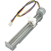 DC 5V-9V 12V 2 Phase 4 Wire Stepper Motor Linear Rail 90mm Stroke Lead Screw Linear Stage Actuator with Nut Slider Step Angle 18 Degree for DIY Laser Engraving Machine