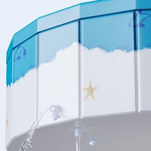 Image of Foldable Pool, Non-Inflatable Swimming Pool for Kids, Adults and Pets,Large Foldable Pool with Equipped with Sturdy Metal Brackets, Suitable for Outdoor Backyard Gardens(120 * 45 cm)