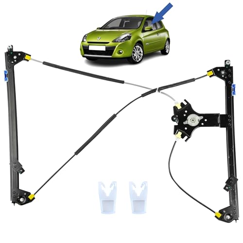 STARKIT PERFORMANCE Leve vitre compatible pour Clio 3 (2005-2012) AVANT GAUCHE (côté conducteur) (3 portes). 8200826169, 8200826167, 8200297443, 8200297445