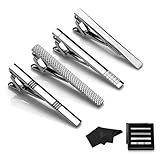 Vignac 4本セット ネクタイピン メンズ ファッション シンプル 日常仕事 結婚式 スーツ ビジネス 真鍮製 タイピン おしゃれ 高級 ギフトボックスを提供 (vic-02-16)