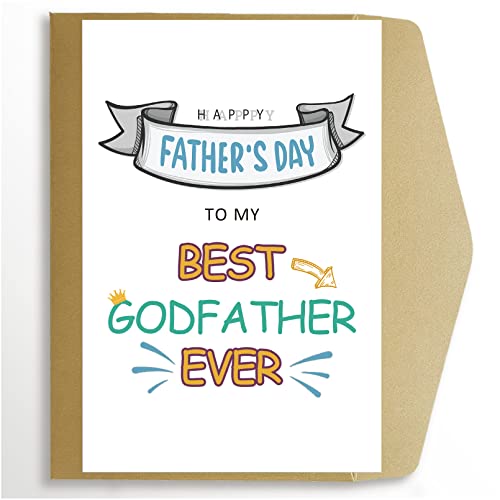 Father’s Day Card For Godfather, Happy Fathers Day Card For God Father, The Best Godfather Ever #TOP13