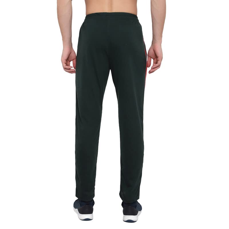 Image of GOLAZO Regular Fit Multicolor Cotton Track Pants for Men with Comfort and Style in Your Athelisure Wear