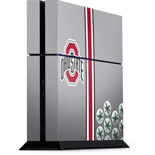 Skinit Decal Gaming Skin Compatible with PS4 Console - Officially Licensed Ohio State University Ohio State University Buckeyes Design