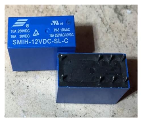 Relé de 8 pines SMIH-12VDC-SL-C para circuito impreso 14F-1C-8P