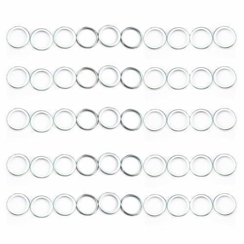 Image of 50pcs - 803916010 M16 Oil Pan Drain Plug Gasket 16mm Crush Washers Seal for Subaru Ascent BRZ XV Crosstrek Forester Outback Legacy WRX Impreza R Solterra, for Toyota 86 GR86, for Scion FR-S