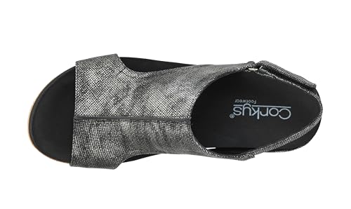 Image of Corkys Footwear Volta Wedge - Chic Elegance Meets All-Year Comfort with a 2-Inch Cork Heel and Marshmallow Insole for Stylish Everyday Wear and All-Day Comfort