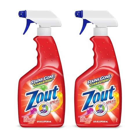 ZOUT Laundry Stain Remover Spray, Triple Enzyme Formula, 22 Ounce, 2 Pack Cover