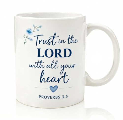 Taza cristiana con proverbios 12 oz miniatura 1