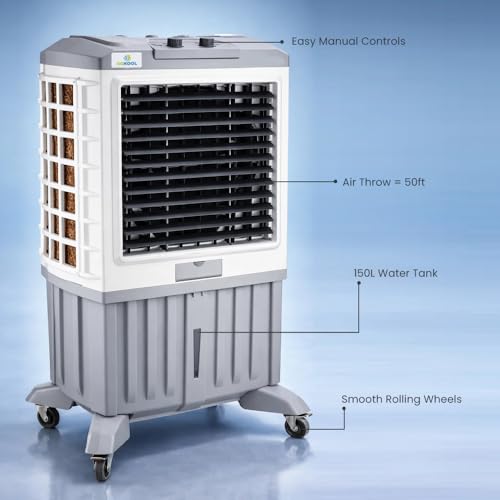Image of WINDSOR 150 L Desert Air Cooler for Room, Hall, Office - Industrial Grade Cooling, Extra Large Tank, Maximum Air Throw - 1 Year Warranty