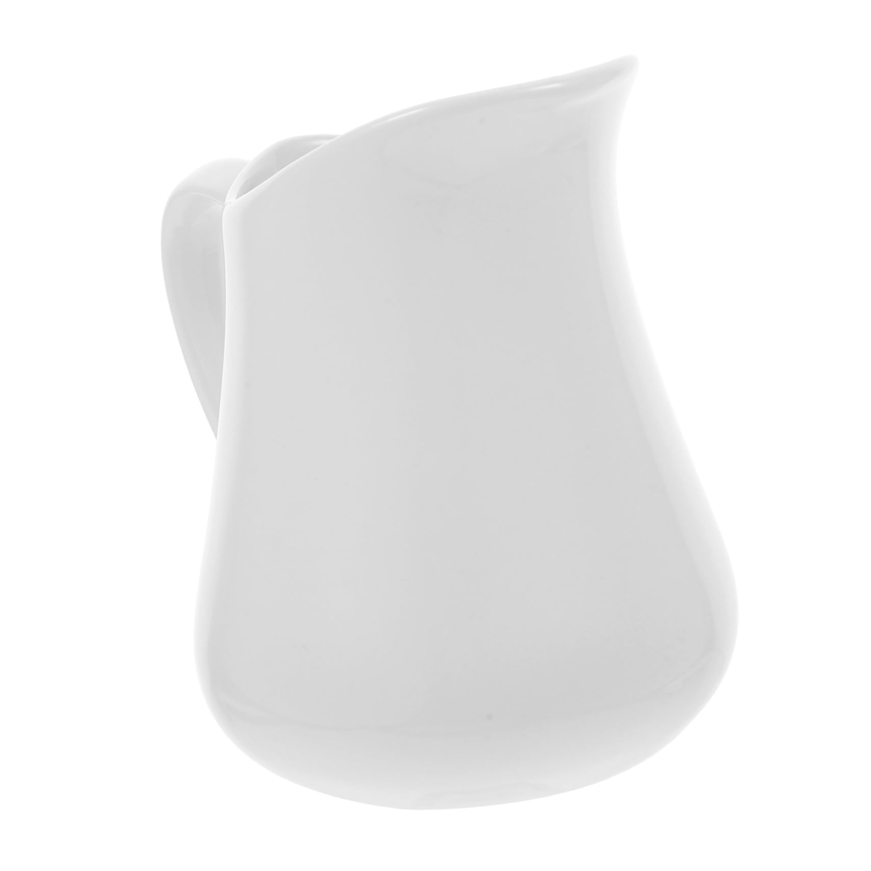 Anneome Brocca per Latte Bianca in Ceramica Manico Dispenser per caffè e tè Piccola Lattiera per Salse e Bevande