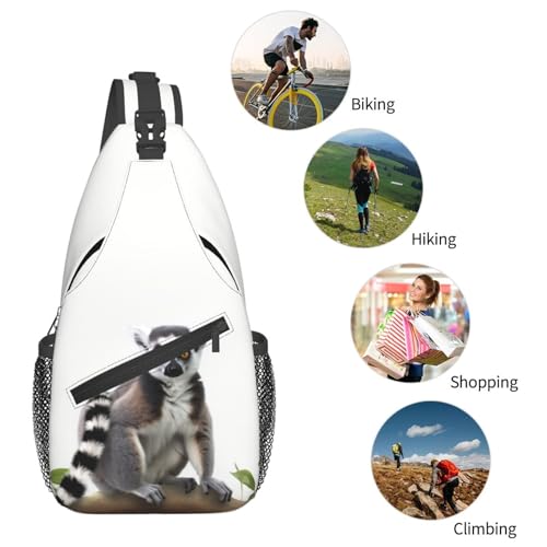 Morrales Urbanos Sling Backpack Negro Compacto miniatura 5