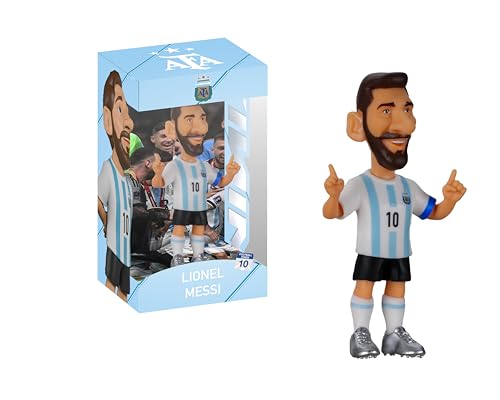 MINIX - Football Stars Mini Format - Coppa del Mondo - Argentina - Messi - Personaggio da collezione 7 cm