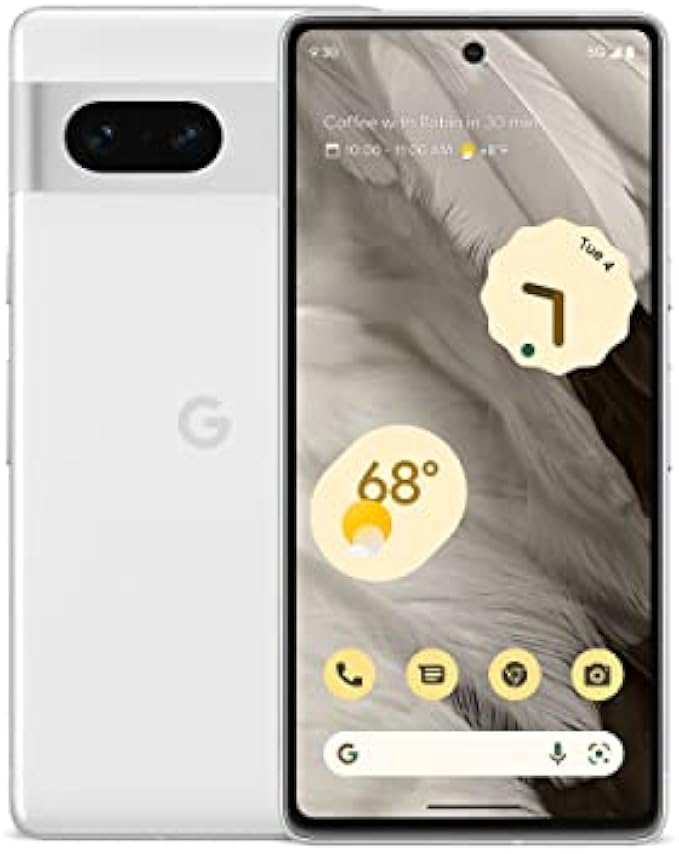 Google Pixel 7-5G Android Phone - Unlocked Smartphone with Wide Angle Lens and 24-Hour Battery - 128GB - Snow