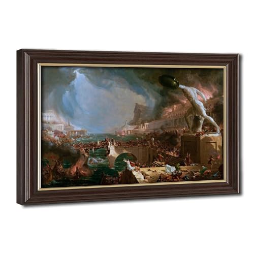 Impression sur toile tendue de qualité musée avec cadre à suspendre Thomas Cole