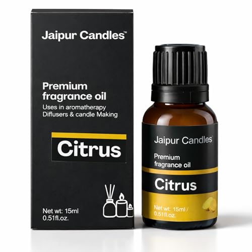 Image of Fragrance Oil | 15 ml | Aroma Oil for Home Fragrance | Best for Aromatherapy | Use in Diffusers, Candles, Air Fresheners (15ML, Citrus)