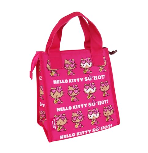[HoloHolo] 日焼け キティちゃん 保冷バッグ ハローキティ 保冷保温 ランチバッグ 日焼けキティ HELLO KITTY ランチバック ハワイアン雑貨 バッグ かわいい 人気 (KITTY JUCE -ピンク)のサムネイル