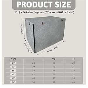 Dog Crate Cover 600d Oxford Crate Cover for Wire Dog Crate Ventilated Pet Kennel Cover Fits for 36 Inches Dog Crate Grey cover Only  Cucciolini Doodles Dog crate cover 600d oxford crate cover for wire dog crate ventilated pet kennel cover fits for 36 inches dog crate grey cover only   cucciolini doodles