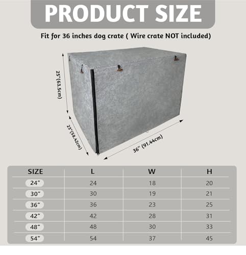 Dog Crate Cover 600d Oxford Crate Cover for Wire Dog Crate Ventilated Pet Kennel Cover Fits for 36 Inches Dog Crate Grey cover Only  Cucciolini Doodles Dog crate cover 600d oxford crate cover for wire dog crate ventilated pet kennel cover fits for 36 inches dog crate grey cover only   cucciolini doodles