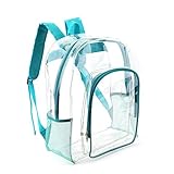 Picture of Heavy Duty Transparent Clear Backpack See Through Backpacks for School,Sports,Work,Stadium,Security Travel,College, Concert