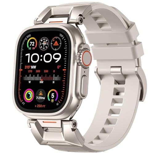 Apple Watch Ultra 2 Band GUMMMY bracelet de remplacement sport souple 49mm homme