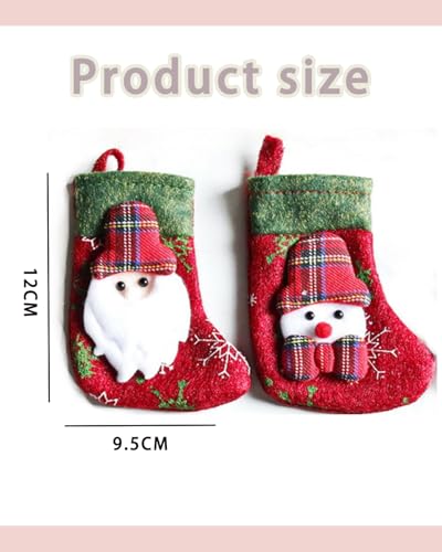 Image of 6 PCS Christmas Stockings, Stockings Christmas, Christmas Decorations, Christmas Stocking Classic Socks for Xmas Home Decor, Christmas Socks, Christmas Stockings, Christmas Decorations Items