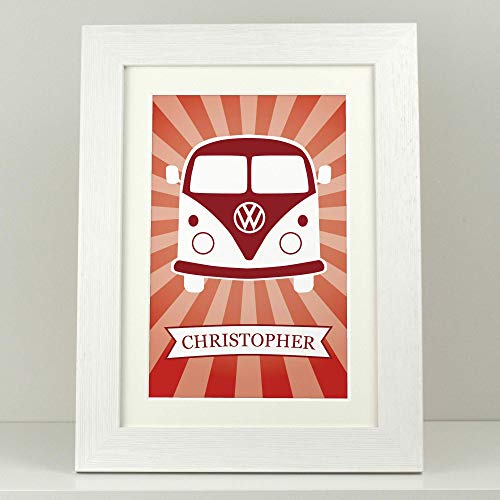 Personalised VW Campervan present/VW camper van poster print gift