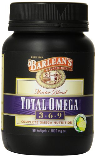 Barlean's Organic Oils Total Omega, Lemonade Flavor, 90 Softgels / 1000 mg Each