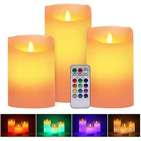 ALED LIGHT Velas de LED sin Flama con Control Remoto Cover